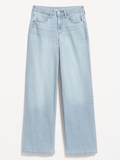 High-Waisted Wow Wide-Leg Jeans | Old Navy Old Navy Wide Leg Jeans, Cute Wide Leg Jeans, Women’s Jeans, Old Navy Outfits, High Rise Wide Leg Jeans, Shirts For Teens, Old Navy Jeans, Outfit Inspo Casual, Loose Jeans