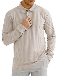 Men's Size
Polo neckline
Fits True To Size
Long Sleeve
Straight Hem
Length Measures 27.5" / 70 cm From Size S
Wash In Cold Water On Gentle Cycle And Hang Dry










SIZE
US
BUST
LENGTH


INCH
CM
INCH
CM




S
2/4
41
105
27.5
70


M
6/8
43
110
28
72


L
10/12
45

115
29
74


XL
14/16
47
120
30
76


2XL
18
49
125
31
78


3XL
20
51
130
31.5
80 Shirts For Mens, Autumn Decoration, Men's Fitness, Autumn 2023, Loose Pullover, Long Sleeve Polo Shirt, Logo Black, Long Sleeve Polo, Spring And Autumn