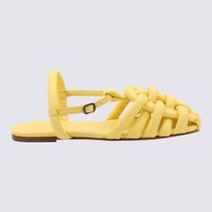 Yellow leather Cabersa sandals from Hereu featuring sqaure toe, buckle fastening to the side, branded footbed and flat rubber sole.Composition: _cover, 100% Le - Sole, 100% Le Fisherman Sandals, Minimalist Shoes, Yellow Leather, Shoes Woman, High End Fashion, Flat Shoes Women, Women's Shoes Sandals, Fashion Item, Ballet Flats