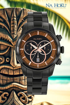 Black Na Hoku Chronograph Watch
Item No. 772255 Palm Tree Jewelry, Hawaiian Heirloom Jewelry, Tahitian Pearls Jewelry, Sea Turtle Jewelry, Pineapple Jewelry, Sea Life Jewelry, Inlay Jewelry, Turtle Jewelry, Freshwater Pearl Jewelry