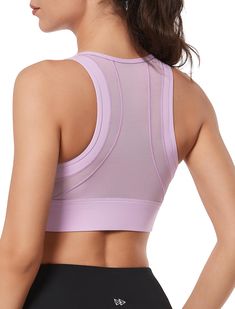 PRICES MAY VARY. FRONT ZIP SPORTS BRA - There is nothing more annoying than having to do a contortionist trick to get the sports bra off after a workout and getting all sweaty, you just unzip! Super easy! That’s where the joy of a front zip sports bra comes in. Especially if you have had any sort of shoulder injury/surgery or even while nursing. YKK zipper with anti-scratch device,will stay in place all day long, the top has a cloth flap, keeps it from poking you, not even notice it's there afte Fitted Functional Activewear In Breathable Fabric, Functional Fitted Activewear In Breathable Fabric, Functional Fitted Sports Bra With Breathable Fabric, Functional Fitted Sports Bra In Breathable Fabric, Fitted Breathable Activewear For Training, Fitted Moisture-wicking Activewear For Sports, Fitted Moisture-wicking Activewear For Light Sports, Squat Proof Compression Activewear For Light Sports, Moisture-wicking Fitted Activewear For Light Sports