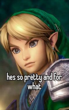 the legend of zelda has so pretty and for what she wants to do?