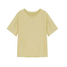 The Silk Sleep Tee blends minimalist style and luxurious material for a top so comfortable you’ll want to wear it all summer! This item is FINAL SALE and cannot be returned or exchanged. Details Materials & Care Shipping & Returns • Loose fit, dropped-shoulder design — absolute comfort in and out of bed.• Perfectly blends with crisp viscose & fine, smooth silk.• Size M is 23.6" in length. Complete the set with our Silk Sleep Pajama Pants. • Materials: 64% viscose, 36% mulberry silk• Care instruc Minimalist Crew Neck T-shirt For Summer, Effortless Summer Crew Neck T-shirt, Effortless Crew Neck Summer T-shirt, Versatile Relaxed Fit T-shirt For Summer, Effortless Crew Neck T-shirt For Summer, Casual Summer Crew Neck T-shirt, Simple Solid Color Tops For Spring, Summer Crew Neck T-shirt, Summer Plain T-shirt In Relaxed Fit