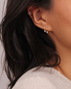 Gold / Silver Stacking Huggie Clear CZ Diamond Hoop Earrings ◇ Hoop measures approx.: 10mm (handmade earrings vary slightly) ◇These earrings will arrive in an eco-friendly jewelry paper box, making it a nice gift to give a friend or keep for yourself. ◆ View more EARRINGS https://www.etsy.com/shop/eplusfjewelry?section_id=13190709 ◆ View ALL ITEMS https://www.etsy.com/shop/EFHANDMADEJEWELRY shop policies: https://www.etsy.com/your/shops/EFHANDMADEJEWELRY/policies All designs, images & text c Dangle Ear Cuff With Matching Earrings For Everyday, Everyday Dangle Ear Cuff With Matching Earrings, Gift Huggie Ear Climbers With Ear Wire, Delicate Huggie Cartilage Earrings, Delicate Huggie Cartilage Earrings With Ear Wire, Delicate Dangle Cartilage Earrings With Ear Wire, Dainty Hypoallergenic Drop Earrings, Dainty Huggie Ear Climbers, Dainty Huggie Cartilage Earrings