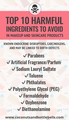 A guide to harmful ingredients in makeup and skincare products Skin Care Routine For Teens, Ingredients To Avoid, Haut Routine, Makeup And Skincare Products, Skin Care Routine For 20s, Endocrine Disruptors, Natural Hair Mask, Makeup And Skincare, Natural Therapy