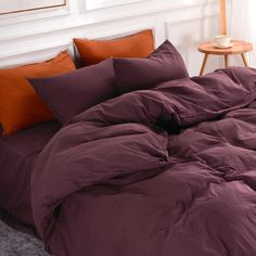 PRICES MAY VARY. 100% Washed Cotton 【100% Washed Cotton, Breathable, Keep Shape and Softness after Every Wash】: This duvet cover set is made of 100% washed cotton.It is breathable, keep you cool in the summer and dry and warm in the winter; durable and soft, high density fabric keep duvet cover's shape and softness after every wash. 【Natural Color, Wrinkled Textured, Linen Feel Duvet Cover Create a Cozy Bedroom Environment】: NEXHOME PRO this series duvet cover set main features is natual. Elegent solid color duvet cover together with your bedroom decor to create a cozy environment. Unique craftsmanship bring a linen feel and natural wrinkled textured without looking messy. No ironing required. It is simple and comfortable. 【Hidden Zipper Closure & 4pcs Corner Ties Hold Your Comforter Firml Home Dress, Cotton Duvet Cover, Cotton Duvet, Bed Duvet Covers, Keep Your Cool, Cozy Bedroom, Duvet Cover Set, British Indian Ocean Territory, Queen Size