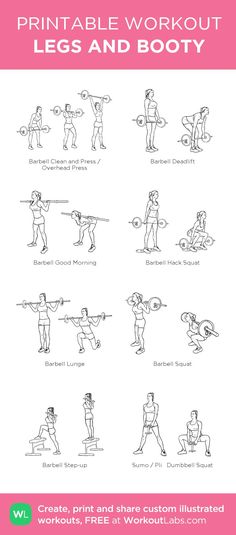 the printable workout guide for women and men