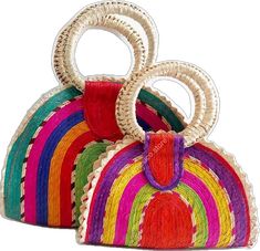 Bohemian Straw Bag With Handles, Summer Multicolor Straw Crochet Bag, Multicolor Straw Crochet Bag For Summer, Multicolor Handheld Beach Bag For Summer, Traditional Summer Shoulder Bag With Bamboo Handle, Multicolor Jute Crochet Bag For Beach, Multicolor Straw Crochet Bag For Vacation, Multicolor Jute Crochet Bag With Braided Handles, Traditional Summer Bags With Bamboo Handle