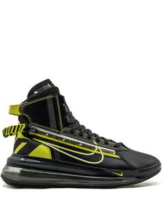 Air Max 720 Saturn AS QS hi-top sneakers Men Nike Shoes, Air Max 720, Nike T, Nike Shoes Outlet, Star Sneakers, Black Nike, Hi Top, Sneakers Blue, Sneakers Grey