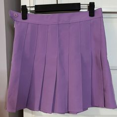 Nwt Pleated Purple Skirt Make Me An Offer Purple Pleated Skirted Bottoms, Pleated Purple Skort, Purple Pleated Skirt-style Skort, Casual Purple Mini Pleated Skirt, Casual Purple Pleated Mini Skirt, Purple Pleated Mini Tennis Skirt, Purple Pleated Skort, Purple Casual Pleated Skirt For Summer, Purple Pleated Skirted Skort