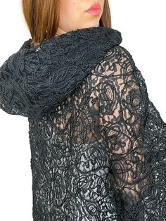 Description: Introducing the Sophie Wrap, crafted with a beautiful black lace fabric. This fabric offers exceptional flow and breathability, making it perfect for hotter climates. Unique and stylish, it is ideal for layering and adding a touch of elegance to any outfit. Features: Beautiful Black Lace Fabric: Elegant and breathable with exceptional flow. Comfort in Hotter Climates: Lightweight and airy for all-day comfort. Versatile Styling: Perfect for layering over dresses, pairing with shorts, Beaded Cape, Black Lace Fabric, Winter Wrap, Summer Wraps, Wrap Jacket, Lace Wrap, Beautiful Summer, Swimsuit Cover, Lace Fabric