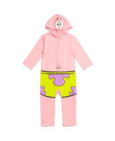 in stock Diy Patrick Star Costume, Long Sleeve Pink Onesie With Cartoon Print, Pink Long Sleeve Onesie With Cartoon Print, Cute Pink Onesie With Cartoon Print, Long Sleeve Pink Onesie For Playwear, Pink Long Sleeve Onesie For Playwear, Pink Cartoon Print Onesie For Loungewear, Cute Character Print Onesie For Playwear, Cute Character Print Onesie For Play