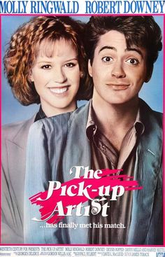 the pick - up artist movie poster with michael j fox and robiny ringwald