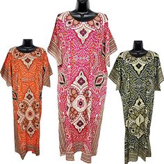 Top Rated New Womens 100% COTTON Long Kaftan Dress Summer Dashiki African Print One Size , women's dresses Printed Free Size Maxi Dress With Short Sleeves, Traditional Patterned Summer Dress, Patterned Long Dresses For Vacation, Loose Multicolor Dress For Vacation, Multicolor Loose Dress For Vacation, Loose Multicolor Vacation Dress, Patterned Printed Short Sleeve Kaftan, Patterned Short Sleeve Printed Kaftan, Traditional Long Printed Dress