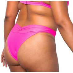 MIGA Swimwear's Ally Crossover Bikini Bottom has a wide soft crossover waistband that can be worn at or above the hip for a leg-lengthening effect. This sleek bottom has a ruched detail at back to make your backside perky and offers moderate coverage. This is our most flattering style yet! It comes in 5 different colors, perfect to mix-and-match with the Ally Bikini Top. MIGA Swimwear surveyed over 400 women, including members of the disability community, to find their favorite styles. All of th Boy Shorts, Neon Pink, Crossover, Target, Sleek, Make Your, Neon, Drive, Pink