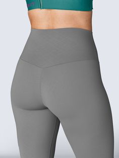 Product Features • Four-way stretch delivers comfortable control. • Fabric is squat-proof. • High-rise, tummy-tuck waistband. • Stays in place, no rolldown. • 7/8 length hits just above the ankle. • Medium compression. Product Details Squat-proof fabric stretches without becoming sheer. Shipped in a reusable, recycled mailer. Fabric80% Nylon, 20% SpandexDesigned in USA | Made in China Size & Fit These form fitting leggings hug your body and allow you to move freely while providing you with the s Embossed Fabric, Tummy Tucks, Blue Leggings, Squat Proof, Hug You, Sleek Look, Embossed Logo, Real Women, Personal Marketing