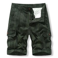 Category:WE-Pants; Season:Summer; Fabric:100% Cotton; Gender:Men's; Style:Classic,Casual,Fashion; Occasion:Daily,Outdoor,Camping  Hiking; Fit Type:Regular Fit; Function:Wearable; Waistline:Mid Waist; Pattern:Stripe; Design:Button,Multi Pocket; Pants Type:Shorts,Cargo Shorts,Tactical Shorts; Fly Type:Zipper; Front page:FF; Listing Date:07/10/2024; Production mode:External procurement; Hips:; Length:; Waist:; Pants Length:Knee Length Bermuda Pants, Summer Beach Shorts, Hiking Fashion, Mens Cargo, Shorts Cargo, Cargo Shorts Men, Create Outfits, Gym Shorts, Type Of Pants