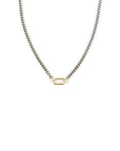 silver and gold lock necklace Silver Cuban Chain, Chain Lock, Rainbow Sapphires, Charm Collection, Lock Necklace, Diamond Choker, Gold Paper, Classic Gold, Cuban Chain