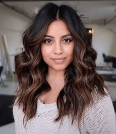 Balayage Ideas, Colouring Ideas, Warm Brunette, Hair Colouring, Dark Hair With Highlights, Coloring Ideas