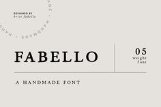 the font and numbers for fabello are displayed in this graphic art typeface