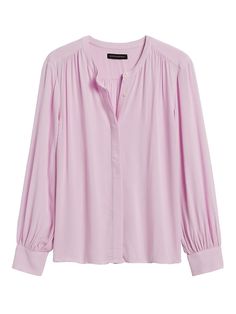 Saw this on Banana Republic: Balloon Sleeve Blouse, Stylish Work Outfits, Balloon Sleeves, Work Outfit, Banana Republic, Sleeve Blouse, Balloons, Long Sleeve Blouse, Blazer