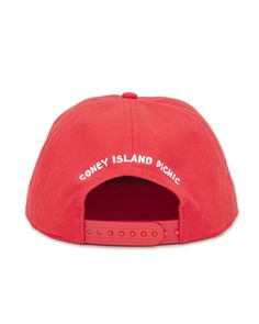 As seen on Hailey Bieber. Adjustable snapback baseball cap with Montauk embroidery at the front. Paneled fabrication finished with a flat brim. Circumference: Adjustable Unisex COLOR VARIATIONS: Ivory w/ Teal & Blue Embroidery Hot Pink w/ White Embroidery Cream w/ Green & Gold Embroidery Red w/ Orange and White Embroidery Light Brown w/ Cream & Pink Embroidery Black w/ White & Gold Embroidery Return Policy Shipping Policy Embroidered Logo Flat Cap For Baseball Season, Beach Dad Hat With Flat Bill, Summer Streetwear Snapback Flat Cap, Casual Baseball Cap With Embroidered Logo And Flat Brim, Summer Fitted Hat With Flat Bill, Summer Snapback Cap With Logo Patch, Curved Brim Snapback Hat For Beach And Baseball Season, Summer Snapback Hat With Logo Patch And Flat Brim, Embroidered Logo Flat Brim Baseball Cap