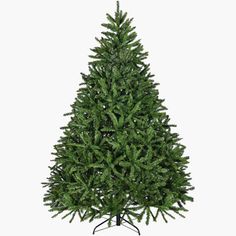 a small christmas tree on a white background