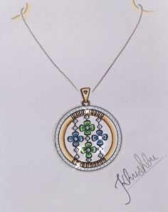 Small Motifs, Manual Design, Art Jewelry Design, Jewelry Designing, Jewelry Drawing, Diamond Jewelry Designs