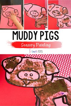 muddy pigs art project for kids to make