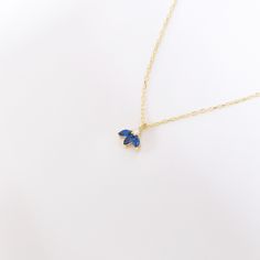 Your Sapphire Flower Pendant is stylish, dainty and pretty ideal for everyday use. Details of solid gold handmade Triple Sapphire Jewelry are very eye-catching. It is a great gift for your loved ones. This jewelry will be an indispensable piece of yours. This meaningful September Birthstone Necklace with high quality handwork will be a legacy you can leave to your family its. * Sapphire Lotus Necklace Details * Material / Gold Kt : This elegant necklace is made of 14k and 18k Solid Gold * Availa Elegant Blue Jewelry For Birthday Gift, Elegant Blue Necklace For Birthday Gift, Minimalist Blue Necklace For Anniversary, Blue Birthstone Round Charm Necklace, Delicate Blue Birthstone Jewelry, Blue Pendant Charm Necklace For Gift, Blue Jewelry For Birthday Gift, Dainty Blue Jewelry For Birthday Gift, Blue Dainty Jewelry For Birthday Gift