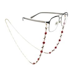 PRICES MAY VARY. Versatile Design: This 3-in-1 accessory functions as an eyeglasses chain, mask chain, or stylish necklace, making it perfect for any occasion Unique Pendant: This eyeglass chain is adorned with a charming unique pendant that adds a whimsical touch to your look Adjustable and Secure: Featuring adjustable metal coil retaining loops on both ends, it easily fits most eyeglass frames and ensures your eyewear stays secure Quality Materials: Crafted with 14K gold brass fittings, this h Glasses Necklace Holder, Glasses With Beads, Rings Making, Eyeglasses Chain, Chain Mask, Clear Jewelry, Eyewear Chain, Women's Glasses, Sunglasses Holder