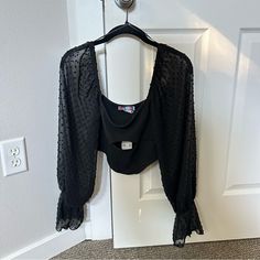 Black Urban Outfitters Long Sleeve Top. Discounted Shipping Included! Never Worn Before. New With Tags. In Great Condition. No Unintentional Holes, Stains Or Rips! Reason For Selling: Not My Size If You Bundle 4 Or More Items From My Closet, You Will Get An Automatic 25% Off Of Your Entire Purchase! Leave A Comment Or Contact Me Through A Bundle If You Have Any Questions Or Concerns! I Really Need My Items Sold So Any Purchases Would Be Greatly Appreciated!! My Prices Are Very Negotiable! Make Me An Offer :) Urban Outfitters Long Sleeve, Urban Outfitters Top, Peasant Shirt, Lime Green Shorts, Seersucker Pants, Nike Tennis Dress, Tie Neck Blouse, Tops Black, Floral Crop Tops