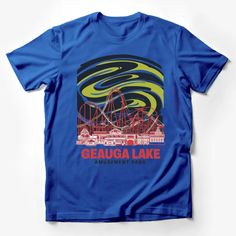 Vintage Geauga Lake Amusement Park T-Shirt, Retro Roller Coaster Graphic Tee, Fun Park Memorabilia, Unisex Shirt for Theme Park Enthusiasts Male T-Shirt Custom graphic T-Shirt.Customize your color Band Merch Blue T-shirt With Sublimation Print, Cotton T-shirt With Graphic Print For Theme Park, Cotton Graphic Print Tops For Theme Park, Crew Neck Cotton Tops For Theme Park, Cotton Crew Neck Top For Theme Park, Theme Park Graphic Print Crew Neck T-shirt, Graphic Print Crew Neck T-shirt For Theme Park, Casual Crew Neck Tops For Theme Park, Casual Graphic Print Tops For Theme Park