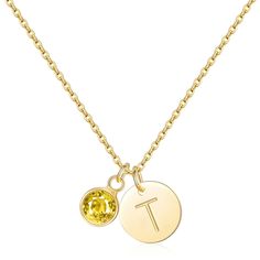 PRICES MAY VARY. DAINTY BIRTHSTONE NECKLACE:Look no further than our Minimalist Birthstone Letter Necklace! This womens gold necklace combined with birthstone charm and capital letter pendant, making it the perfect personalized piece for any fashion-forward women. And with its dainty design, it's easy enough to layer with your other favorite necklaces! 14K GOLD PLATED NECKLACE:Our Gold Initial Necklace Plated with 14K Gold,A Better Color Retention Effect,Which Make It Non Tarnish and No Fade.Mad Gold Birthstone Necklace, Initial Birthstone Necklace, Necklace For Women Gold, Gold Initial Necklace, Pendant Making, Initial Necklace Gold, Gold Necklace Women, Cz Pendant, Gold Initial