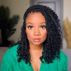 Box Braids Crochet, Bob Braids Hairstyles, Tan Skin Blonde Hair, Curly Crochet Hair Styles, Short Box Braids, Pelo Afro, Short Braids, Crochet Braids Hairstyles