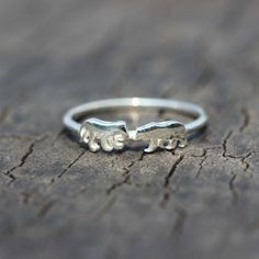 made by order Metal: Solid sterling silver Band size: 1.3mm  US size Store jewelry are unique crafted by order. Usually we select silver for the first metal to design or handmade your order, apart from that,we offer 14k yellow gold ,14k rose gold,18k yellow gold,18k rose gold material as well. And store jewelry are open for custom or personalization,pls free to ask for listing you are like,we will do for our best. pamela Handmade Cute Sterling Silver Rings, Cute Handmade Sterling Silver Rings, Box Wrap, Bear Ring, Friends Jewelry, Bear Jewelry, Ring Bear, Wife Jewelry, Silver Bear