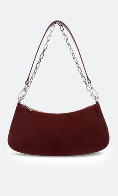 Complete the look with the BEC + BRIDGE Betty Bag, a small burgundy leather shoulder bag with metal zipper and dual optional straps. Fitting all the essentials, including plus size phones. 3 slot internal card pocket Zinc alloy silver hardware 100% leather outer Width 28.5cm Height 13.5cm Depth base 5cm Leather handle drop 25.5cm Chain handle drop 24cm Designed in Australia + made in China Bec & Bridge, New Pant, Gift Card Sale, New Set, New Tops, Zinc Alloy, Leather Handle, Leather Shoulder Bag, Wedding Guest Dress