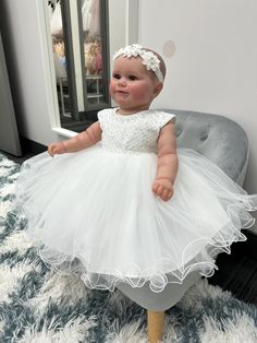 Naming Ceremony Dress, Infant Flower Girl, Christening Dresses, Dress For Baby Girl, Ceremony Dress, Dress For Baby, Baby Dedication