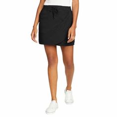 Nwt Eddie Bauer Black Tulip Hem Skort ""Live Your Adventure" Skirt Freeshade Upf 50+ Sun Protection Stretch Fabric Front Zipper Pocket Inner Layer Shorts Elastic Waist With Drawstring 95% Nylon | 5% Spandex Approximate 170 Gsm Lightweight Size Conversion: Xs = 0-2 | S = 4-6 | M = 8-10 | L = 12-14 | Xl=16-18 | Xxl = 20-22 Inner Short Inseam (In): 3.5 Model Is 5'10" Wearing Size Small Color & Size Subject To Availability Care Instructions: Machine Wash Cold Delicate With Like Colors Do Not Bleach Blue Skort, Black Skort, Athletic Skort, Black Tulips, Athletic Skirt, Tennis Skort, Eddie Bauer Women, Golf Skirts, Stretch Skirt