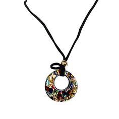 Find many great new & used options and get the best deals for Italian Murano Art Glass Pendant Necklace Multicolor VIntage Authentic Signed at the best online prices at eBay! Free shipping for many products! Artistic Multicolor Formal Jewelry, Artistic Multicolor Jewelry For Formal Occasions, Artistic Multicolor Jewelry For Formal Events, Adjustable Multicolor Necklace For Formal Occasions, Multicolor Costume Jewelry Necklace For Collectors, Multicolor Round Necklace For Collectors, Murano Art, Glass Pendant Necklace, Glass Pendant