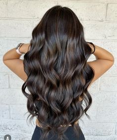 Brown Hair Inspiration, Hair Inspiration Long, Brown Hair Dye, Balayage Hair Dark