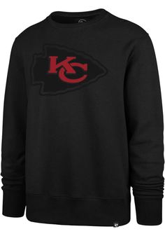 47 Kansas City Chiefs Pop Imprint Headline Sweatshirt - Black Men Sweatshirts, Mens Apparel, Kc Chiefs, Kansas City Chiefs, Crew Sweatshirts, Long Sleeve Sweatshirts, Project Ideas, Kansas City, Kansas