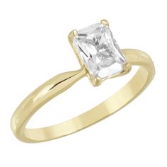 Built under pressure and near indestructible, the radiant diamond is a symbol of strength. A clear symbol of your brilliance, strength, and resilience. 14kt Gold Plated Water Resistant 14k Gold Diamond Ring With Radiant Cut For Promise, Classic Diamond White Jewelry With Si Clarity, Classic Jewelry In Diamond White With Si Clarity, Cubic Zirconia Ring With Single Diamond In Radiant Cut, Classic White Gold Diamond Ring Si Clarity, Anniversary Jewelry With Si Clarity And Emerald Cut, 14k Gold Radiant Cut Promise Jewelry, Gold Solitaire Ring With Radiant Cut, Si Clarity Emerald Cut Jewelry For Anniversary