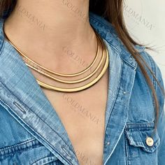 "Yes, This Necklace is made of REAL 14K GOLD Unlike many other listings, at Goldmania we stand behind the quality of our products and sell what is stated in our listings titles and descriptions  14K Solid Yellow Gold Omega Necklace, 16\" 18\" 20\" Inch, 3MM 4MM 6MM Thick, Real Gold Necklace, Women  Shop our 14K Chains https://www.etsy.com/shop/GOLDMANIA?ref=seller-platform-mcnav§ion_id=25537827  Shop On Sale items https://www.etsy.com/shop/GOLDMANIA?ref=seller-platform-mcnav§ion_id=1  Metal: 14K Omega Necklace, Real Gold Necklace, Gold Necklace Women, Necklace Women, Personalized Necklace, Solid Yellow, Real Gold, Pretty Things, Chains Necklace