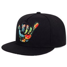 Adjustable Snap closure 100% Cotton One size fits all – 60-64 cm Sun Protection Structured and high-profile silhouette Unisex - Free Shipping - Teeraphy Streetwear Baseball Snapback, Profile Silhouette, Flat Bill Hats, Hip Hop Cap, Hip Hop Hat, Fingers Design, Embroidered Baseball Caps, Estilo Hip Hop, Sport Hat