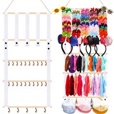 Detachable Headband Holder& Bow Holder for Girls Hair Bows，Arme Multi-Function Baby Girl Bows Multi-Function Baby Headband Organizer，Baby Hair Accessories Organizer Storage for Room Wall，Door& Closet Description ~ Best Price Guarantee ~ It is my goal to provide you with the lowest possible price. If a retailer has this item available online at a lower final price. Please show me the L I N K and I will beat it. Features: New Design(BOWS&HEADBANDS NOT INCLUDED)We have designed a new Multi-Function Storage For Room, Baby Headband Storage, Hair Accessories Organizer, Headband Storage, Small Playroom, Hair Bow Organizer, Headband Organizer, Bow Organizer, Organizing Hair Accessories