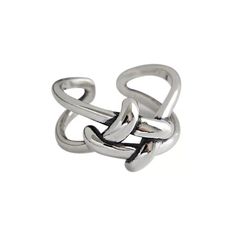 Product Details: Classic style Resizable Plain style Curved design Fine band Material: Sterling Silver Trendy Adjustable Open Band Ring, Trendy Adjustable Open Midi Rings, Casual Silver Ring, Trendy Adjustable Midi Rings With Open Band, Trendy Adjustable Open Band Midi Rings, Chains Cross, Trendy Rings, Chain Rings, Winter Gifts