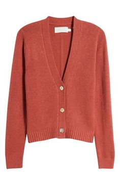 This V-neck cardigan is cut from a cozy wool blend that wraps you up in warm comfort and offers a clean, classic look. Front button closure V-neck Long sleeves Ribbed cuffs and hem 55% merino wool, 25% nylon, 20% cotton Dry clean Imported Classic V-neck Soft Knit Outerwear, Versatile V-neck Cardigan For Fall, Versatile V-neck Fall Cardigan, Cozy V-neck Sweater For Work, Wool V-neck Cardigan For Work, Cashmere V-neck Outerwear For Fall, Cashmere V-neck Outerwear For Work, Cozy V-neck Sweater For Fall Workwear, Cozy Wool V-neck Outerwear