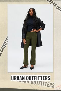 So classic Silence + Noise pant in a pull-on, bootcut silhouette. Designed in a soft & stretchy knit featuring a mid-rise waistline that hits at the natural waist, tailored seams down the leg and kick-flare hem. Find them only at Urban Outfitters. Features Silence + Noise Bella pull-on knit bootcut pant Mid-rise bootcut trouser Soft and stretchy knit Mid-rise waistline Slim fit through waist and seat Tailored seams down the leg Bootcut fit Full length Easy pull-on style UO exclusive Content + Ca Non-stretch Flared Hem Bottoms For Fall, Casual Stretch Pants With Flared Hem, Chic Stretch Bottoms With Flared Hem, Chic Stretch Pants With Flared Hem, Non-stretch Flare Bottoms For Winter, Stretch Pants For Business Casual In Fall, Chic Fitted Bottoms With Flared Hem, Chic Flared Winter Bottoms, Fitted Pants With Elastic Waistband For Winter