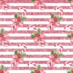 Mistletoe Christmas Pink Candy Canes Fabric - ineedfabric.com Christmas Glitter Wallpaper, Fun Keyboards, Seasonal Wallpaper, Pc Backgrounds, Dickson Tennessee, Christmas Photo Album, Mistletoe Christmas, Decal Ideas, Christmas Backgrounds